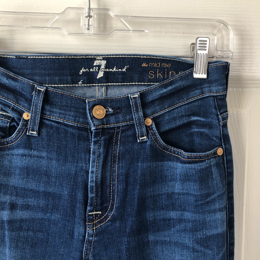 7 For All Mankind Mid-rise Jeans